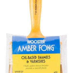1123-4  Прямая кисть 4" AMBER FONG CHINA BRISTLE - Wall - натуральная щетина