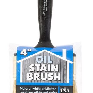 4052-4 Прямая кисть 4"  Oil Stain Brush- для масла из натуральной щетины