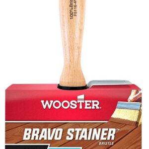 F5116-4 3/4 Прямая кисть 4.75" BRAVO STAINER™ - Bristle - для пропиток из натуральной щетины