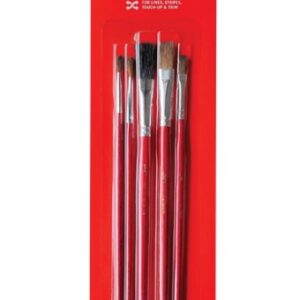 Набор из пяти художественных кистей Wooster F5105 из натуральной щетины