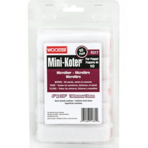 R117-4 Валик малярный MOHAIR BLEND MINI-KOTER® (4" - 3/8", полугладкий) - 10 штук / упаковка