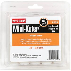 R119-4 Валик малярный MOHAIR BLEND MINI-KOTER® (4" - 1/4", гладкий) - 10 штук / упаковка