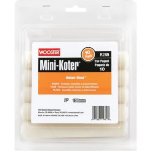 R119-6 Валик малярный MOHAIR BLEND MINI-KOTER® (6" - 1/4", гладкий) - 10 штук / упаковка