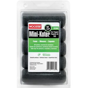 R166-4 Валик малярный FOAM MINI-KOTER® (4"", гладкий) - 10 штук / упаковка