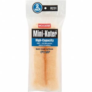 R231-6 Валик малярный HIGH-CAPACITY MINI-KOTER® 2-PACK (6" - 1/2", полугрубый)