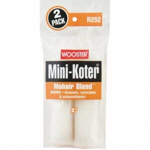 R252-4 Валик малярный MOHAIR BLEND MINI-KOTER® 2-PACK (4" - 1/4", гладкий)
