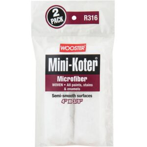 R316-4 Валик малярный MOHAIR BLEND MINI-KOTER® 2-PACK (4" - 3/8", полугладкий)