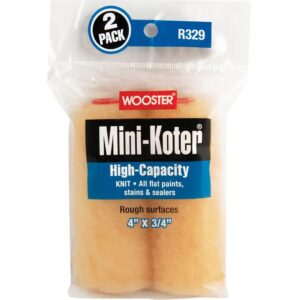 R329-4 Валик малярный HIGH-CAPACITY MINI-KOTER® 2-PACK (4" - 3/4", грубый)