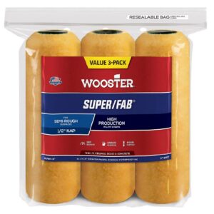 R740-9 Валик износостойкий SUPER/FAB® (9" - 1/2", полугрубый) - 3 штуки / упаковка