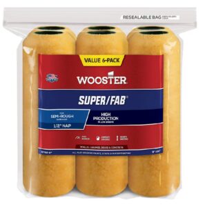 R750-9 Валик износостойкий SUPER/FAB® (9" - 1/2", полугрубый) - 6 штук / упаковка