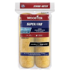 RR300-6-1/2 Валик износостойкий JUMBO-KOTER® SUPER/FAB® (6.5"" - 3/8", полугладкий) - 2шт/упак