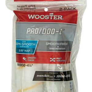 RR302-4-1/2 Валик износостойкий JUMBO-KOTER® PRO/DOO-Z® (4.5"" - 3/8", полугладкий) - 2шт/упак