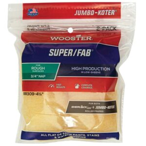 RR309-4 1/2 Валик износостойкий JUMBO-KOTER® SUPER/FAB® (4.5" - 3/4", грубый) - 2шт/упак