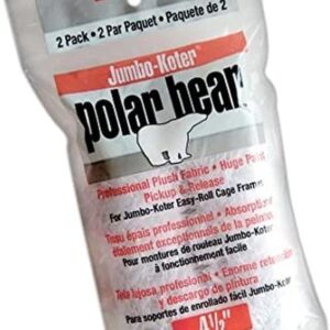 RR312-4 1/2 Валик малярный с высокой износостойкостью Jumbo-Koter Polar Bear 2-Pack 4 1/2'