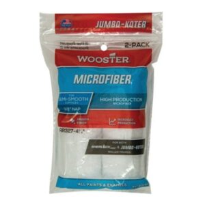 RR327-4 1/2 Валик малярный плетеный MICROFIBER JUMBO-KOTER® (4.5" - 3/8", полугладкий)