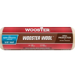 RR631-9 Валик из натуральной овчины WOOSTER WOOL™ (9" - 3/8" полугладкий)