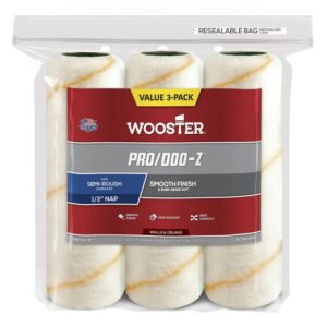RR724 Валик износостойкий плетеный PRO/ DOO- Z® STANDARD (9" - 1/2", полугрубый) 3 штуки / упаковка