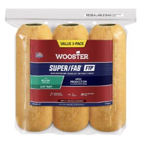 RR929-9 Валик износостойкий вязаный SUPER/FAB® FTP™ (9" - 3/4", грубый)  3 штуки / упаковка