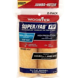 RR981-4 1/2 Валик Jumbo-Mini SUPER/FAB® FTP™ (4.5" - 3/8", полумягкий)  2 шт/кпак., закрытый торец