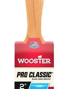 Z1104-2 Прямая кисть 2" PRO CLASSIC® – BLACK - Flat - для грубой покраски