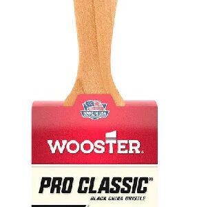 Z1104-3 Прямая кисть 3" PRO CLASSIC® – BLACK - Flat - для грубой покраски