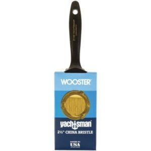 Z1120-2 1/2 Прямая кисть 2.5" YACHTSMAN® WHITE CHINA BRISTLE - Varnish - для ровного укрытия
