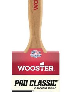 Z1293-3 Угловая кисть 3" PRO CLASSIC® – BLACK - Flat - для грубой покраски